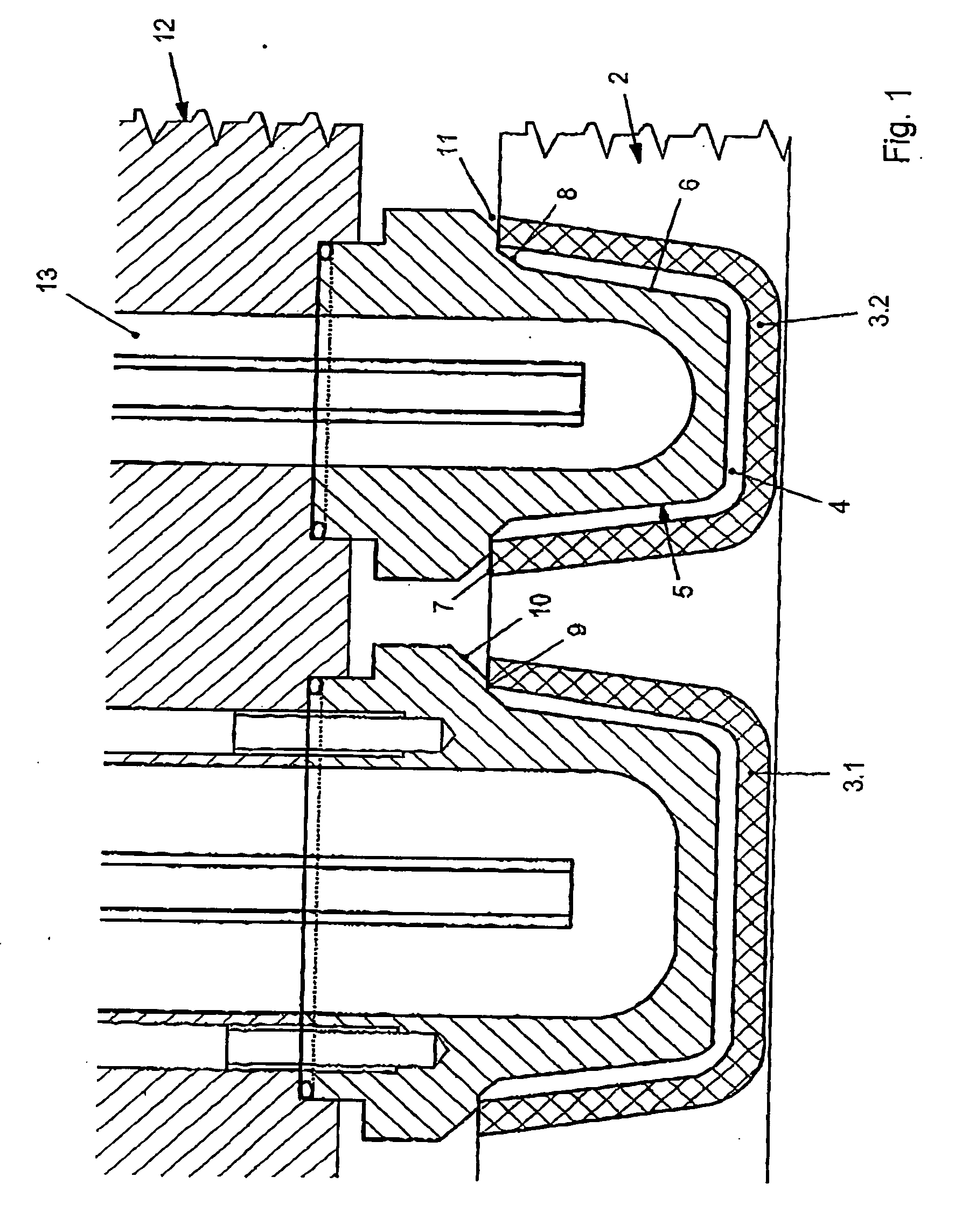 Method and device for the production of edibles comprising an outer shell