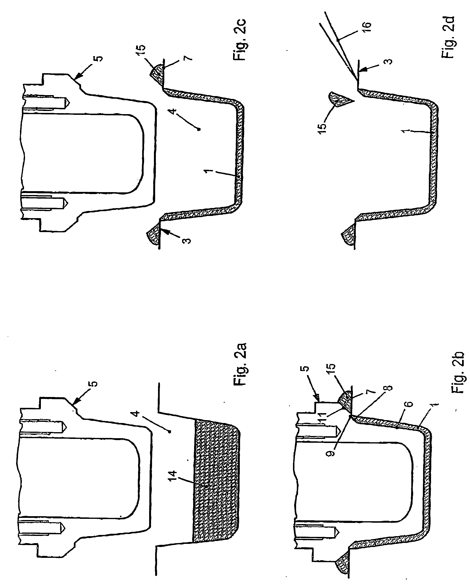 Method and device for the production of edibles comprising an outer shell