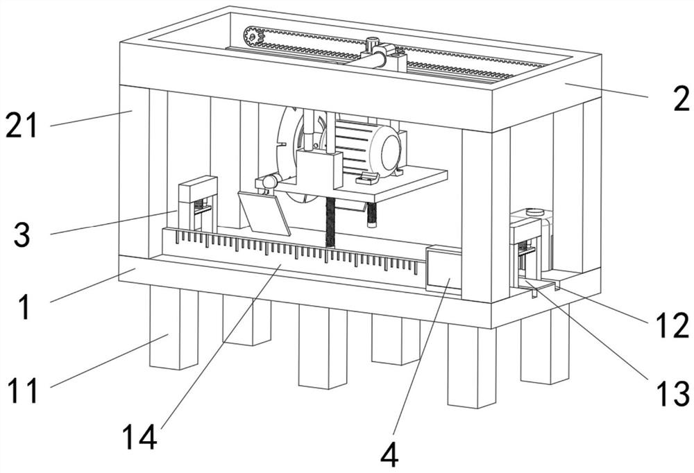 Intelligent aluminum profile cutting equipment with spark-proof sputtering function