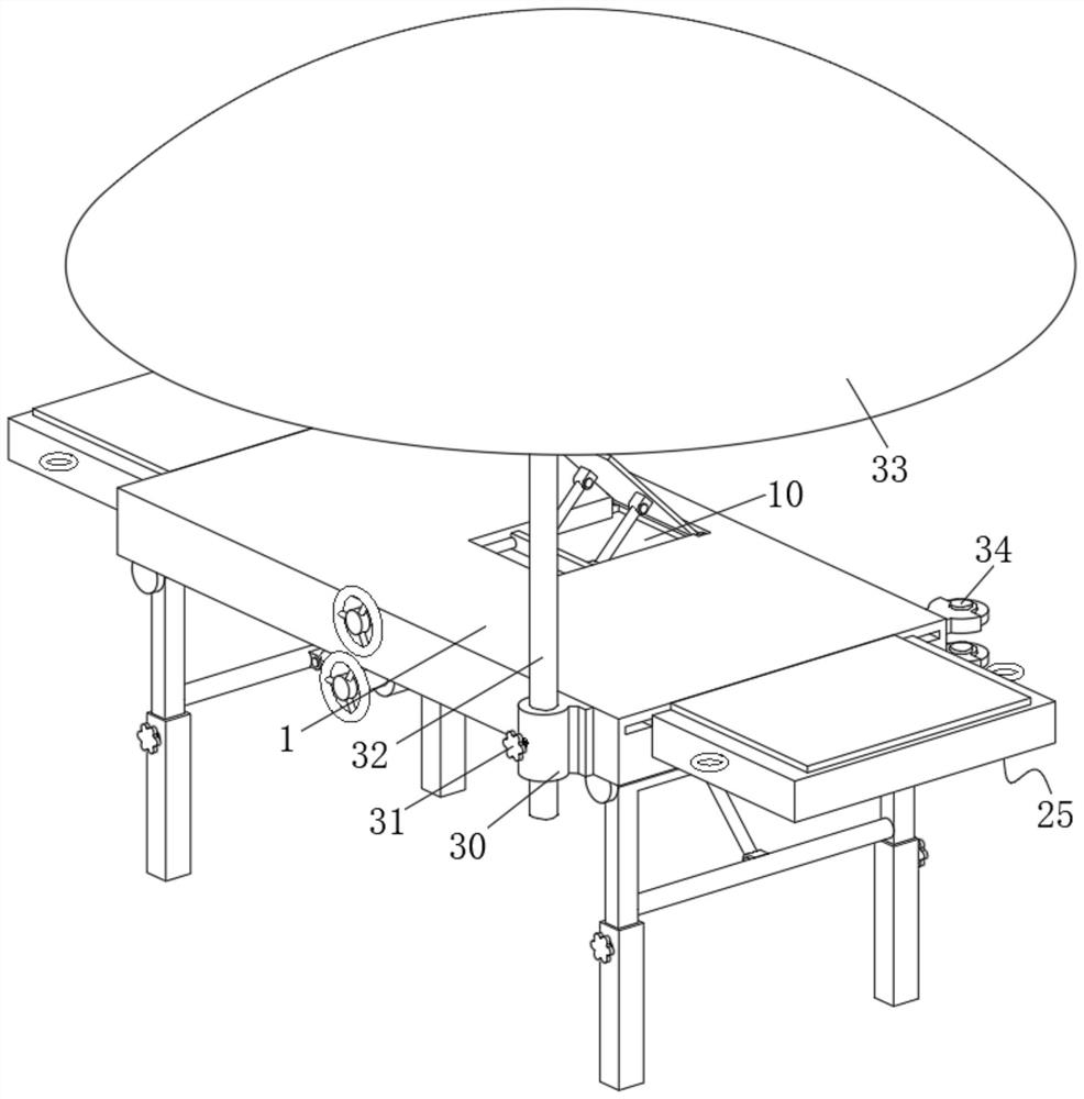 Portable outdoor foldable information consultation service desk