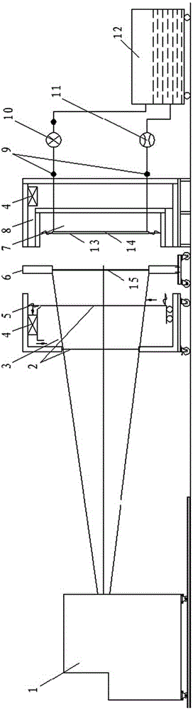 Building window and door shading coefficient testing device