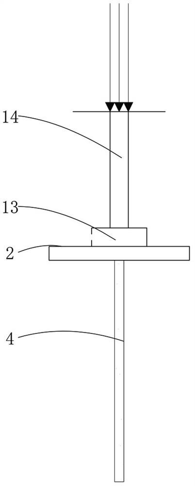 Dike foundation seepage deformation device under vertical load effect