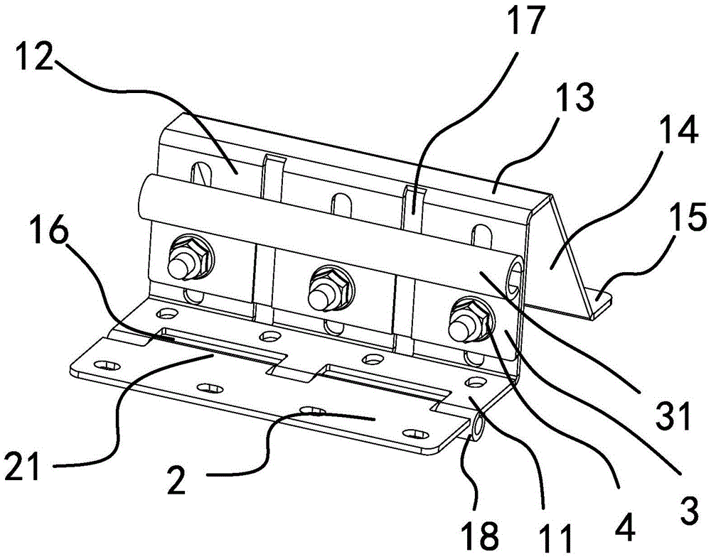 Anti-pinch hinge for industrial door