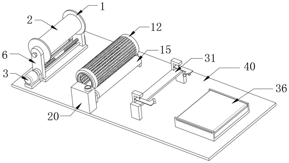 Cloth pressing and arranging device for non-woven fabric protective clothing production