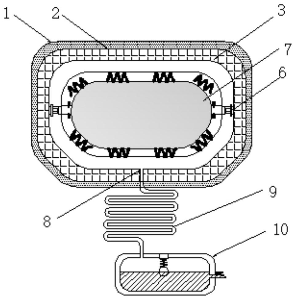 Anti-caking structure for material conveying vehicle bin and application of anti-caking structure