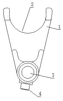 A rear inspection platform structure of a motorcycle fork inspection tool
