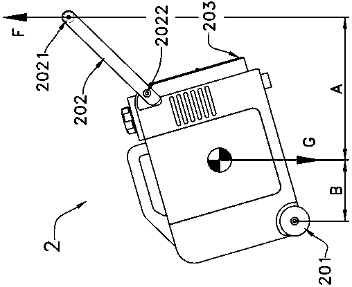 A portable generator set based on draw rod architecture