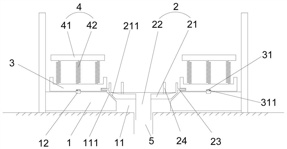 Multifunctional assembly type elevator pit structure