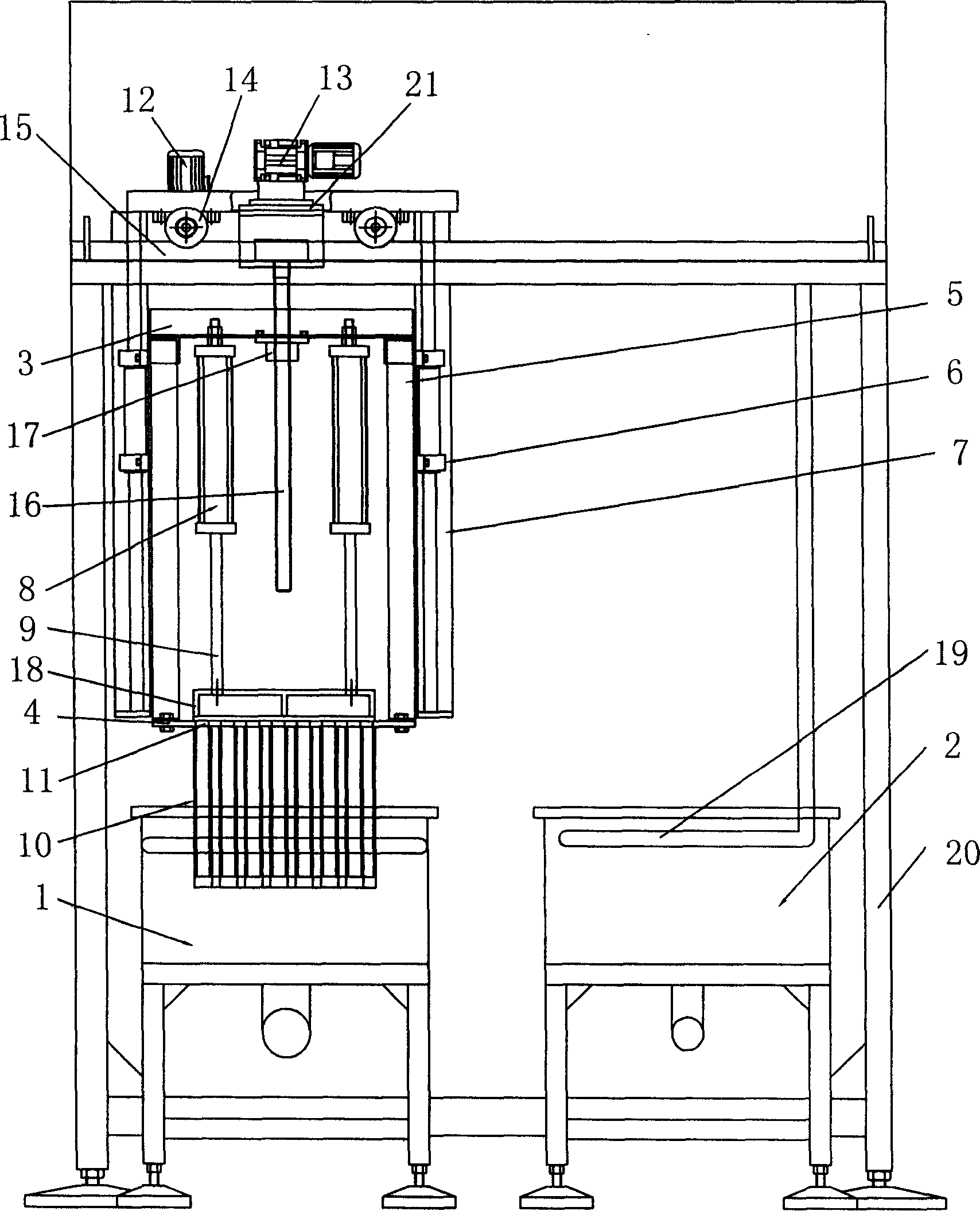Automatic slurry deferrization machine