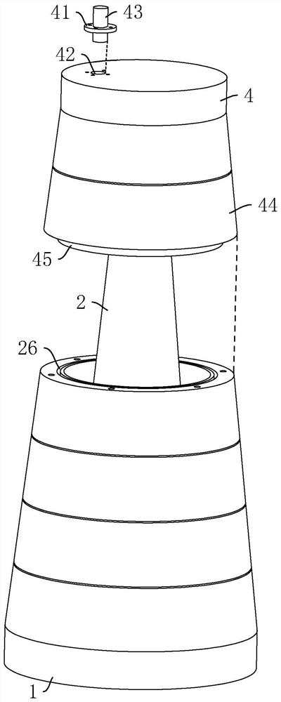 Preparation method of conical mica tube