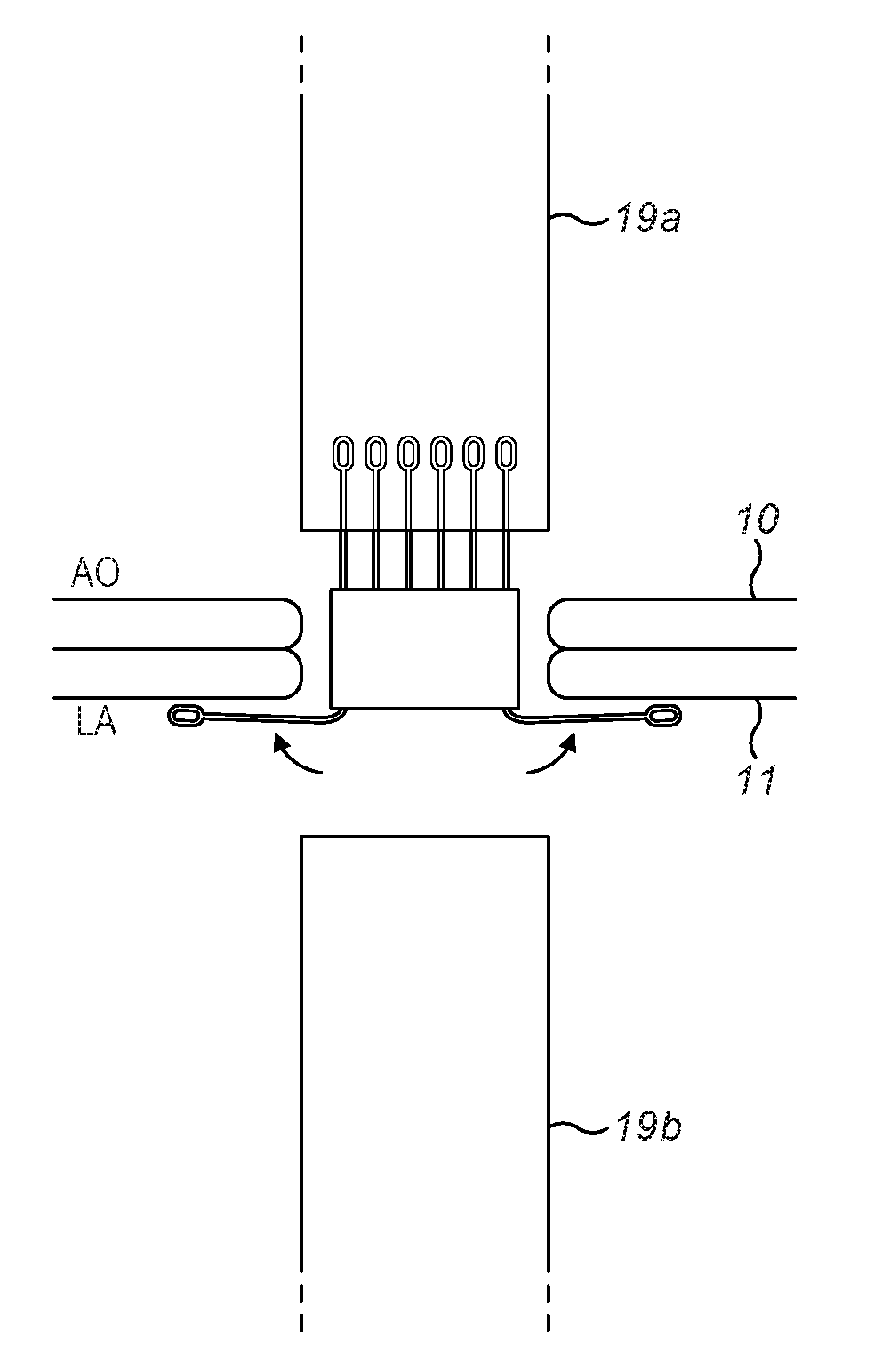 Transcatheter device and system for the delivery of intracorporeal devices