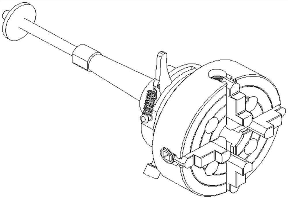 Clamping device capable of being used for improving grinding precision of shaft parts