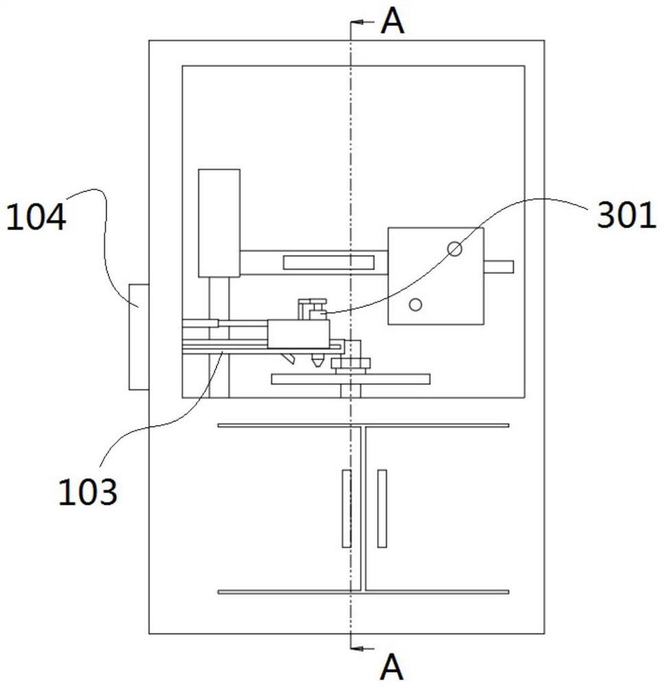 Optical lens mounting device of laser collimator