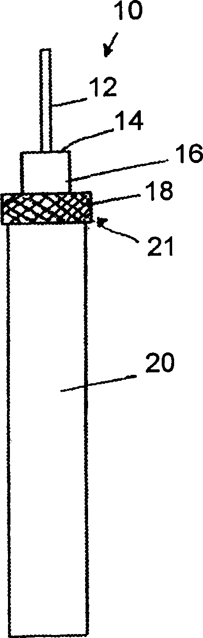 Coaxial connector with a cable gripping feature