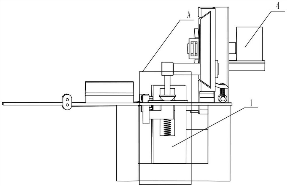 A selvage print pressing device for fabric processing