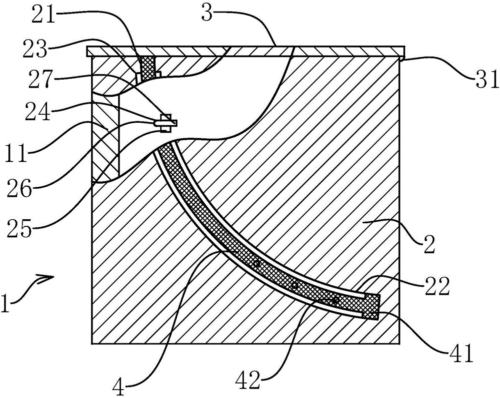 Hatch cover with concealed type hand-operated device