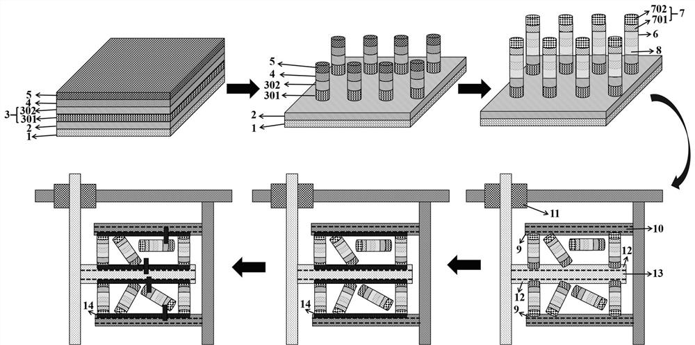 A nled pixel setting and repair method