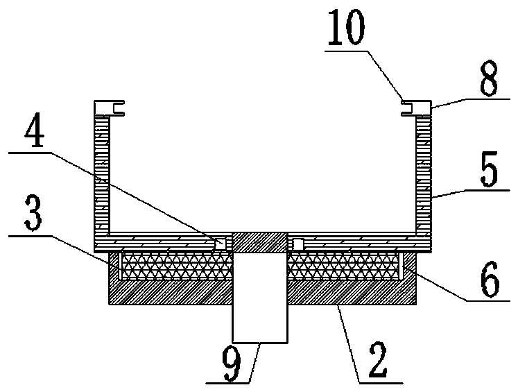 Door leaf edge packing device