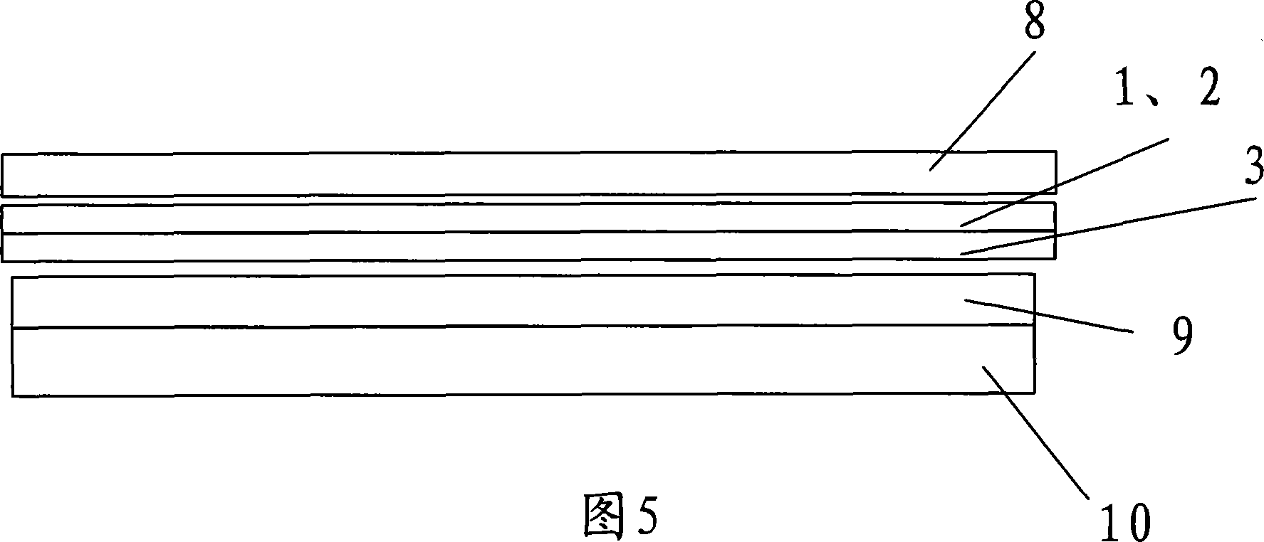 Condenser type contact screen and its manufacture method