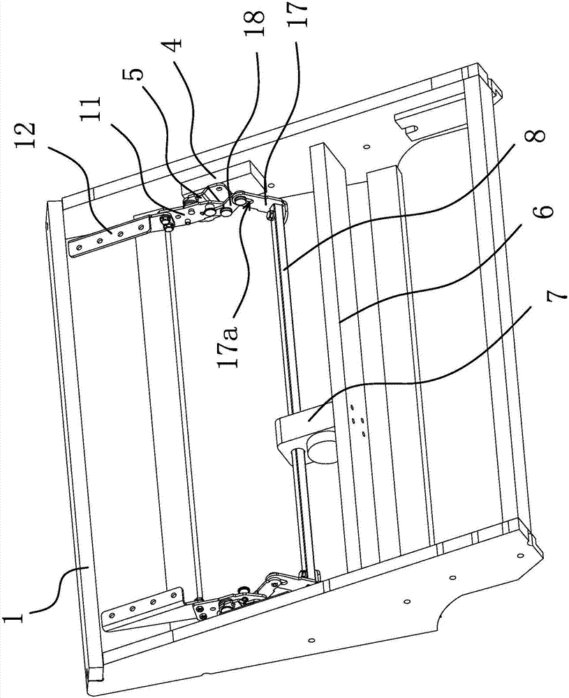 Mechanical extension device for ejecting headrest of sofa