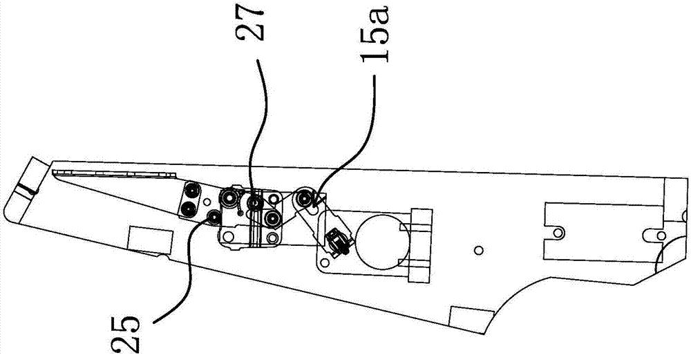 Mechanical extension device for ejecting headrest of sofa