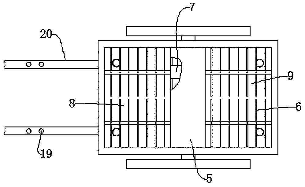 Retractable fertilizing and watering device for grape planting