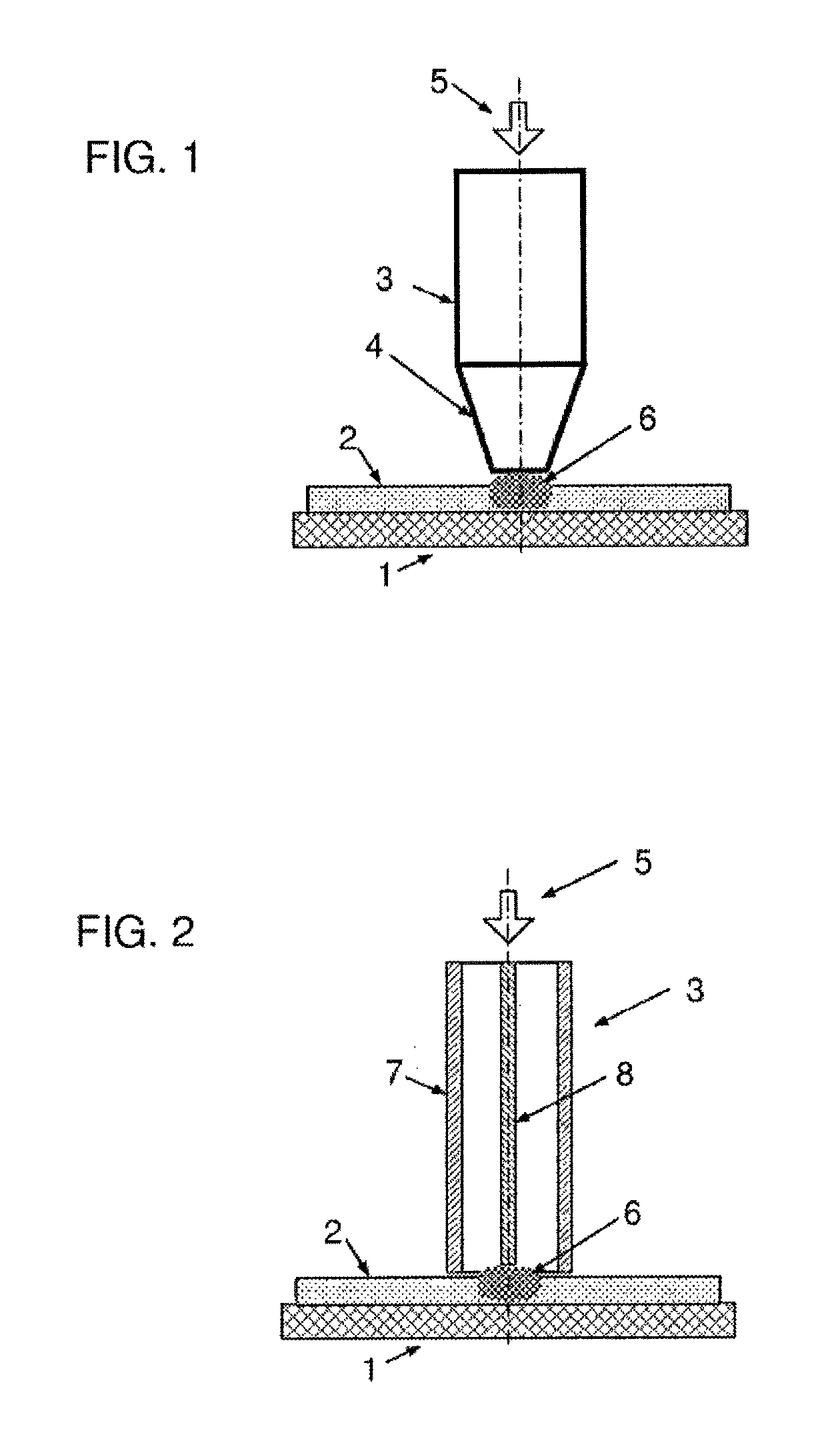 Method and devices for solid structure formation by localized microwaves