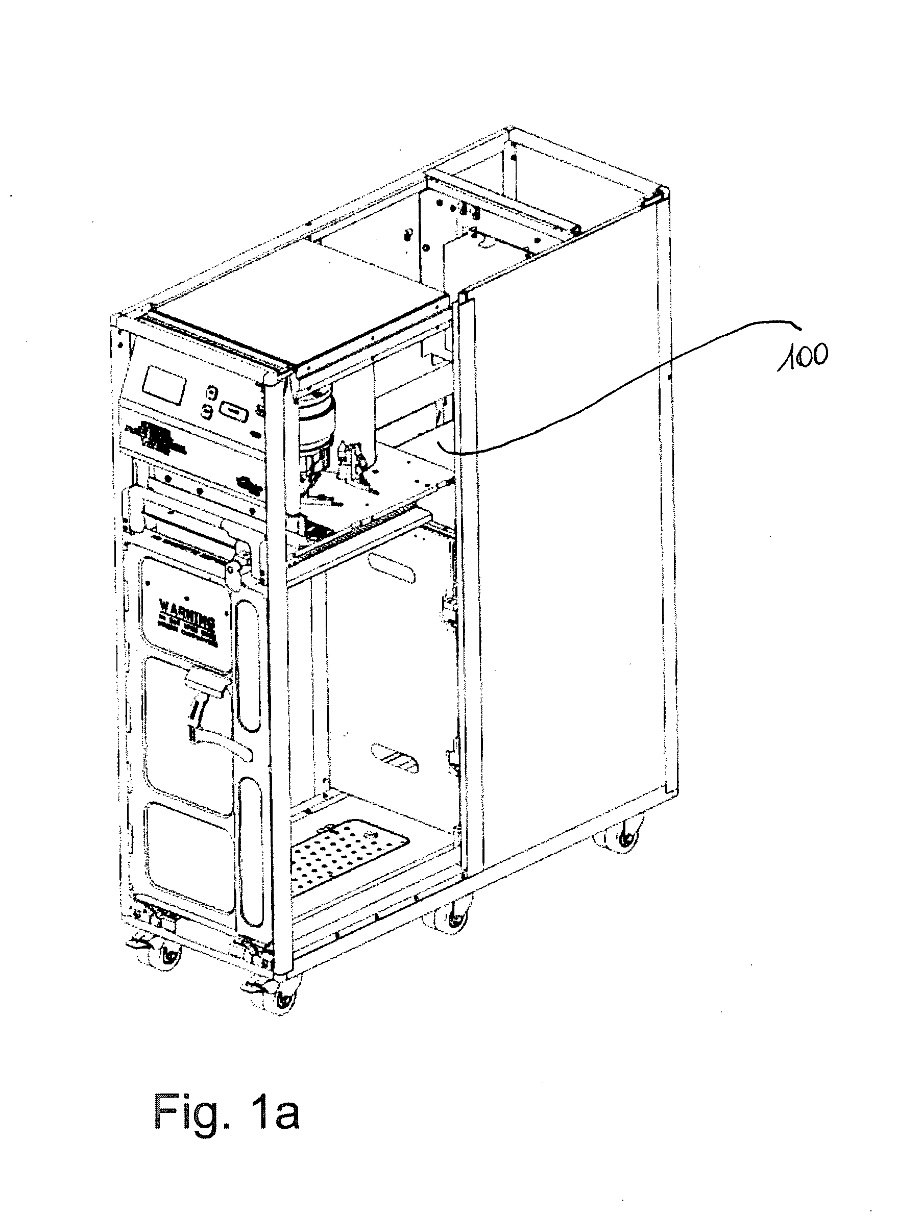 Single-column trash compactor