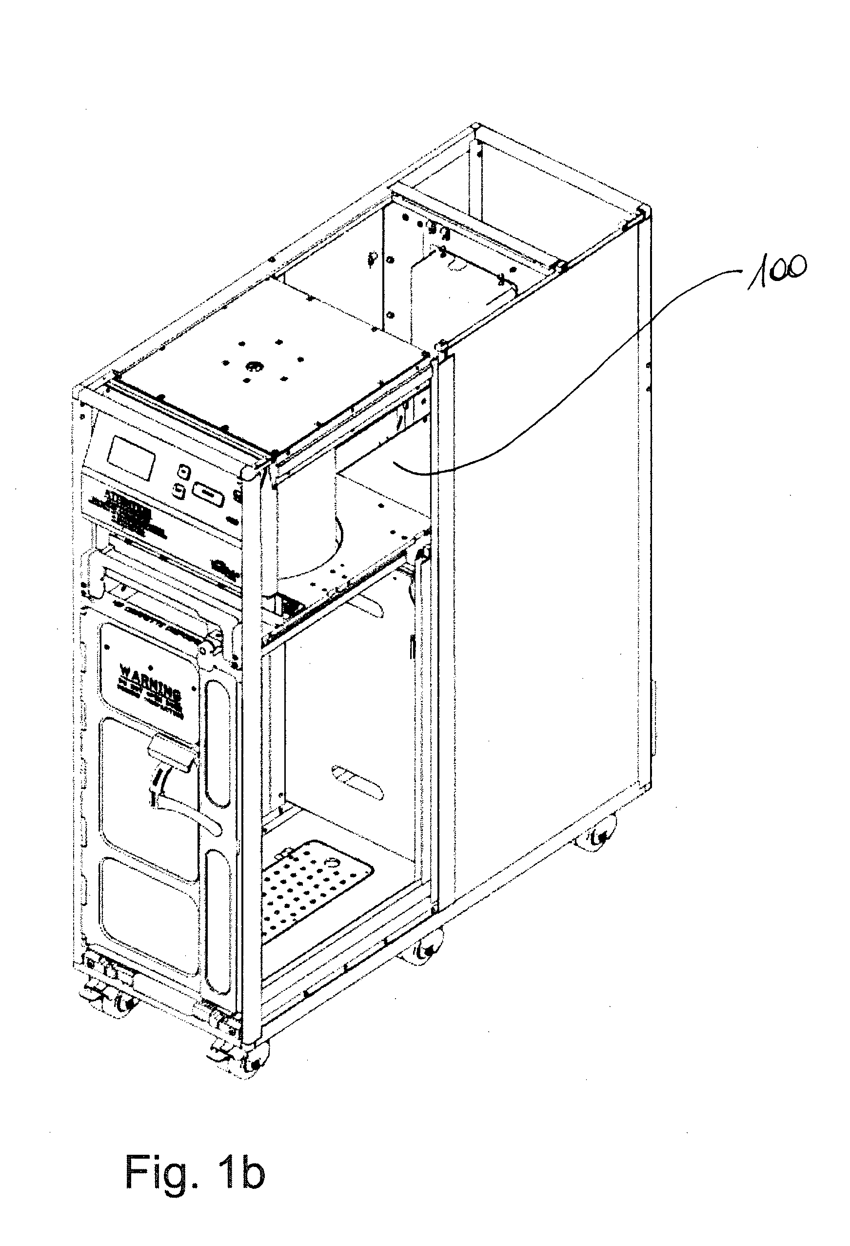 Single-column trash compactor