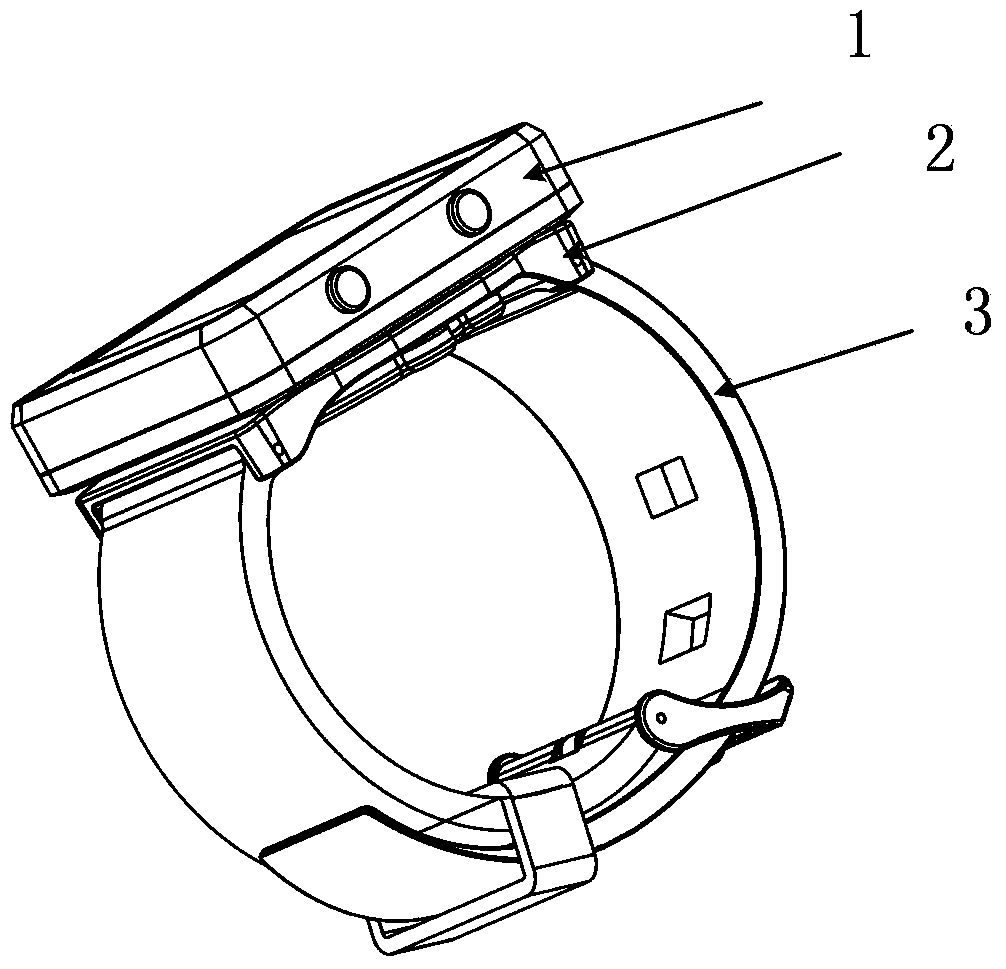 Intelligent watch with separable structure