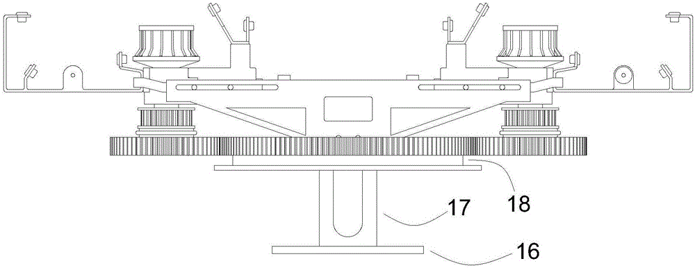 Yarn conveying device and method for electromagnetic driving circular knitting machine