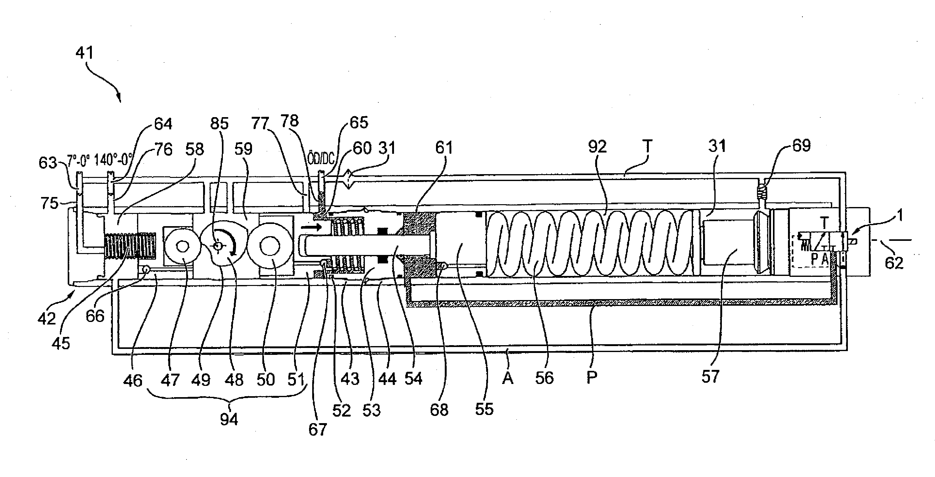 Door closer comprising device for preventing a spring-back
