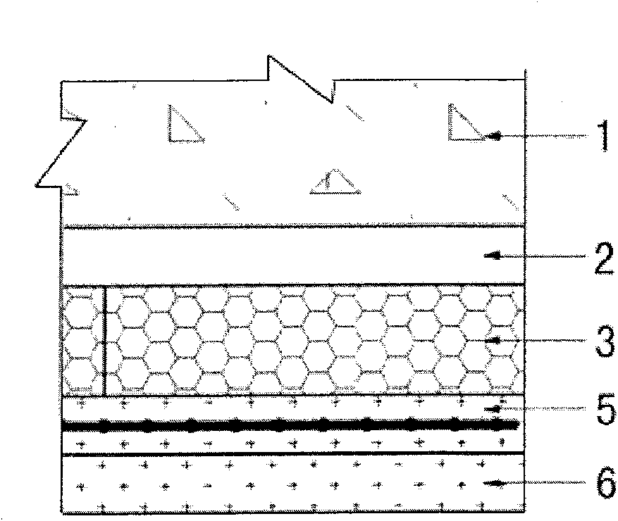 Composite bearing type external heat insulating wall and its construction method