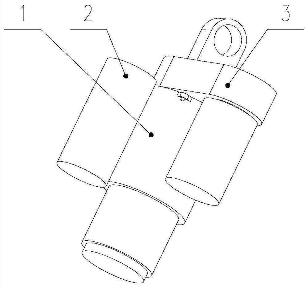 External electro-hydraulic combined type vehicle posture adjusting unit