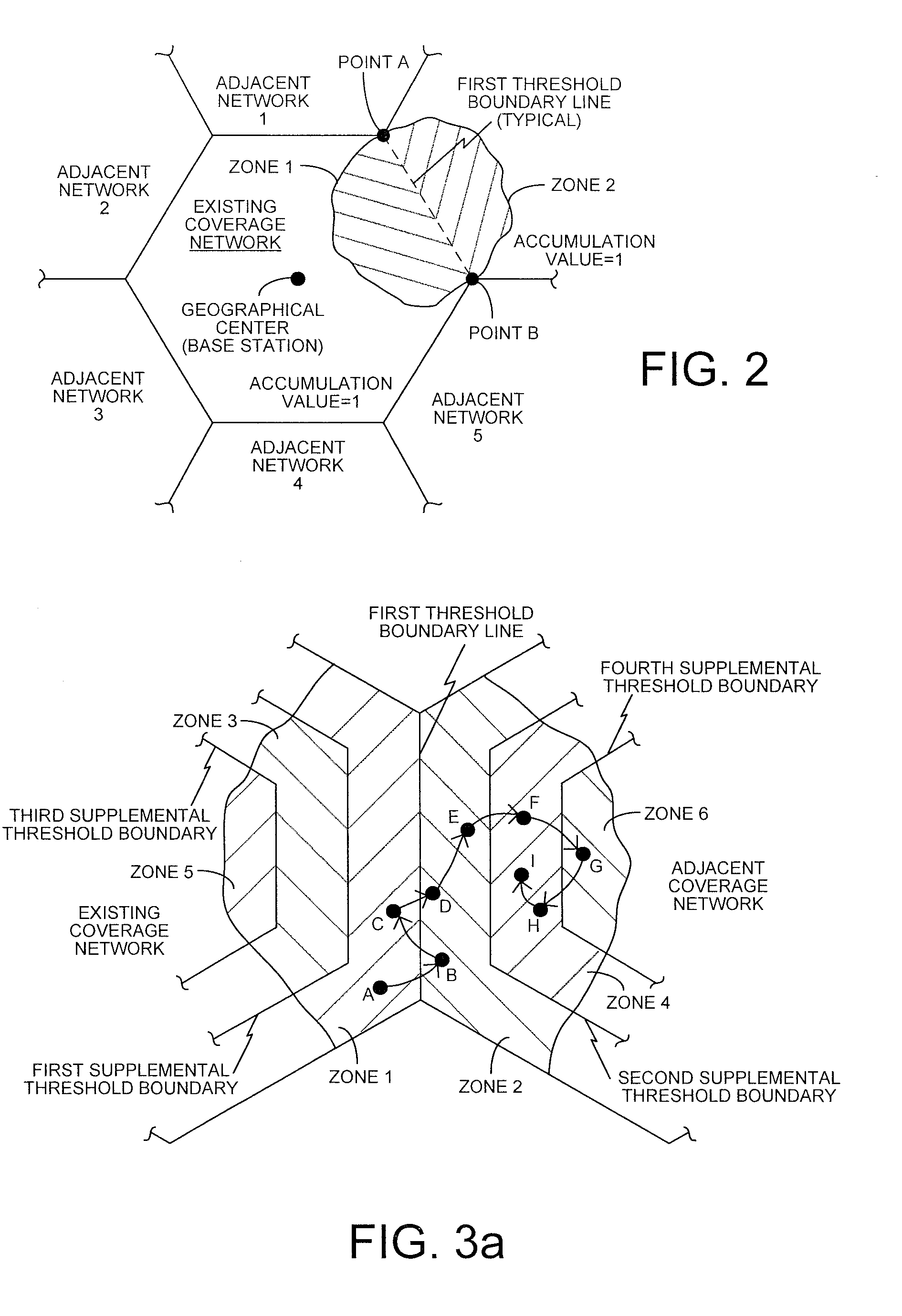 System and method for using geographical location to determine when to exit an existing wireless communications coverage network