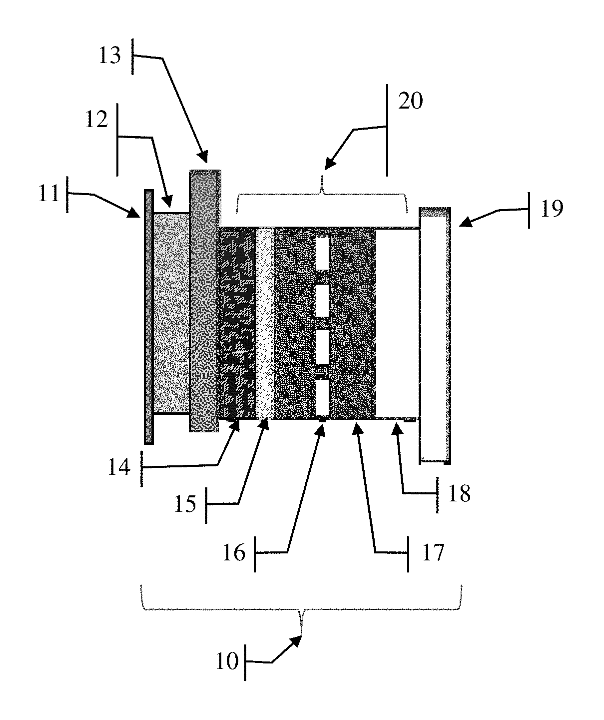 Self-recharging direct conversion electrical energy storage device and method