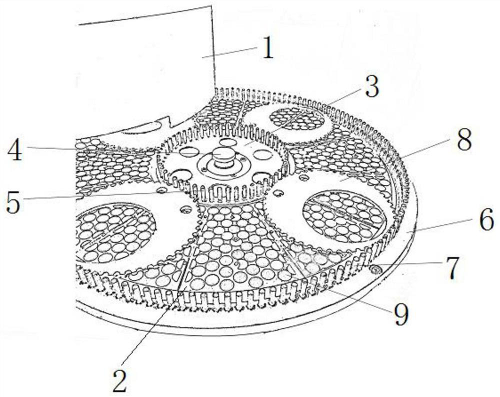 A face grinding process of a wear-resistant disc of a hydraulic motor