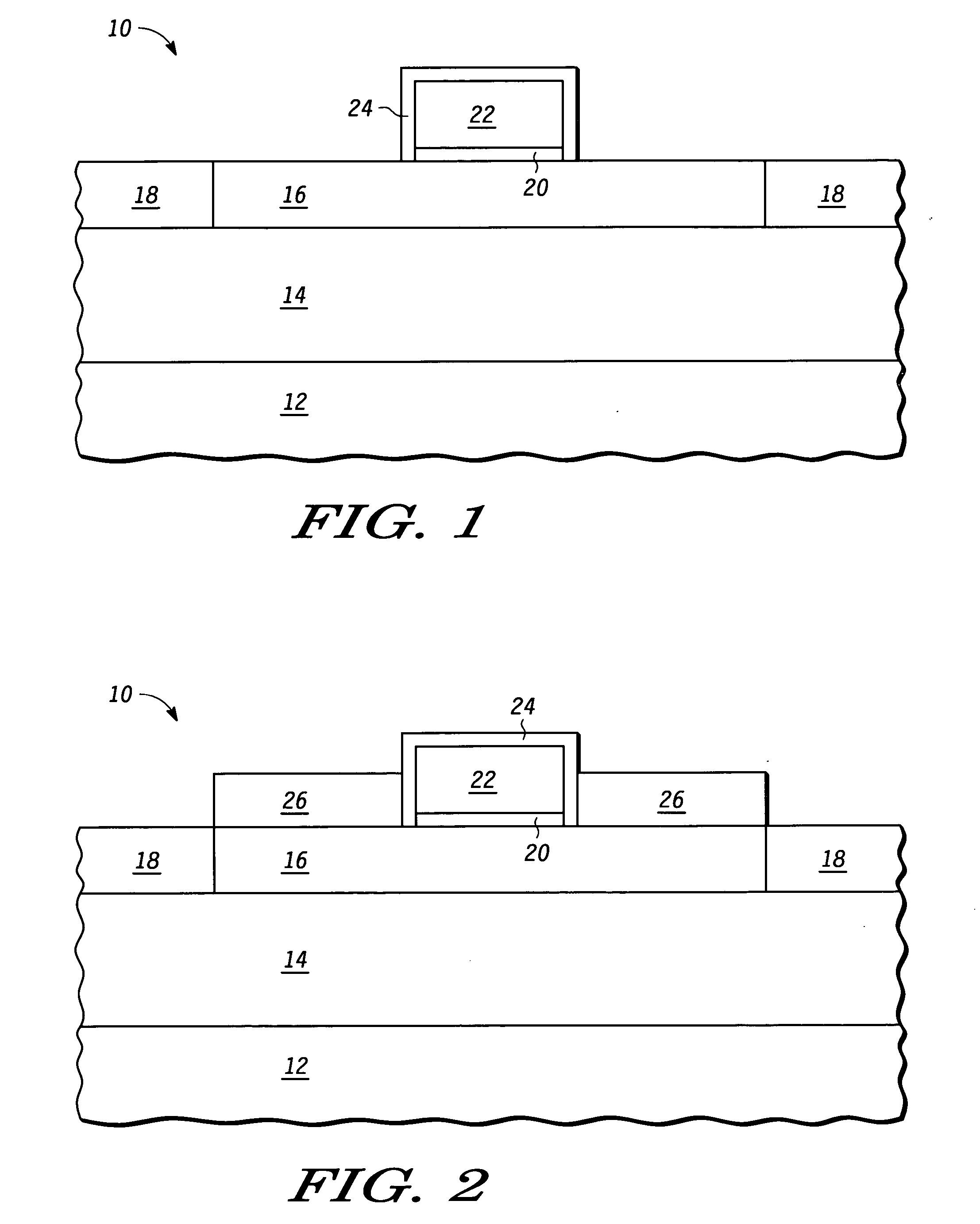 Double gate device having a heterojunction source/drain and strained channel