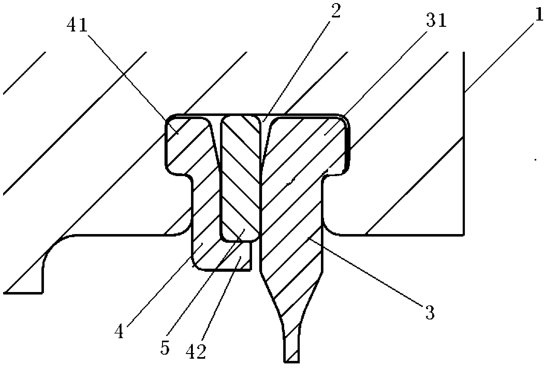 Steam sealing structure for steam turbines and assembling method thereof