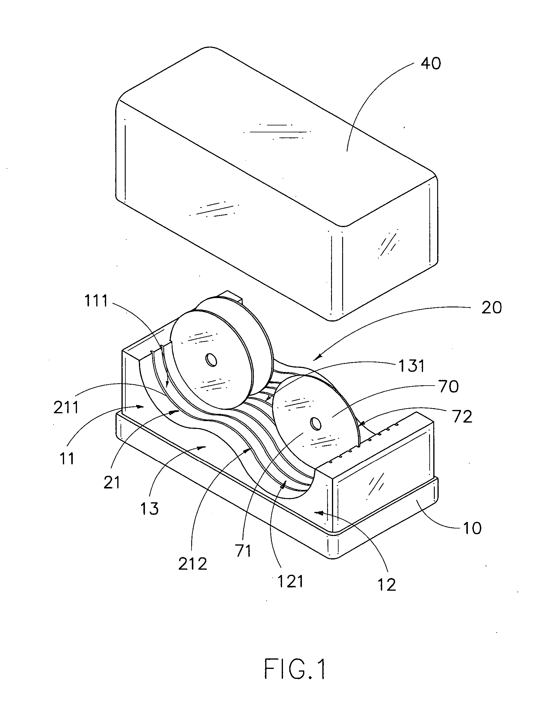 Data disc storage arrangement