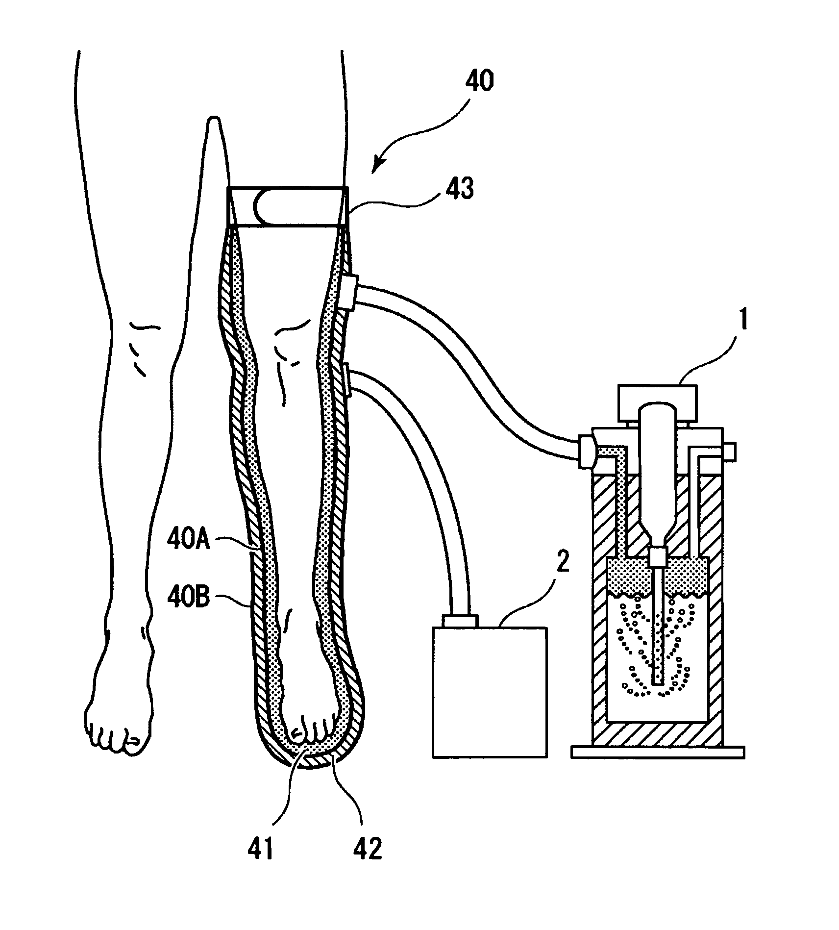 Pressurized carbon dioxide bathing apparatus