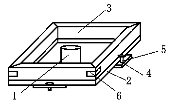 Base device for large washing machine