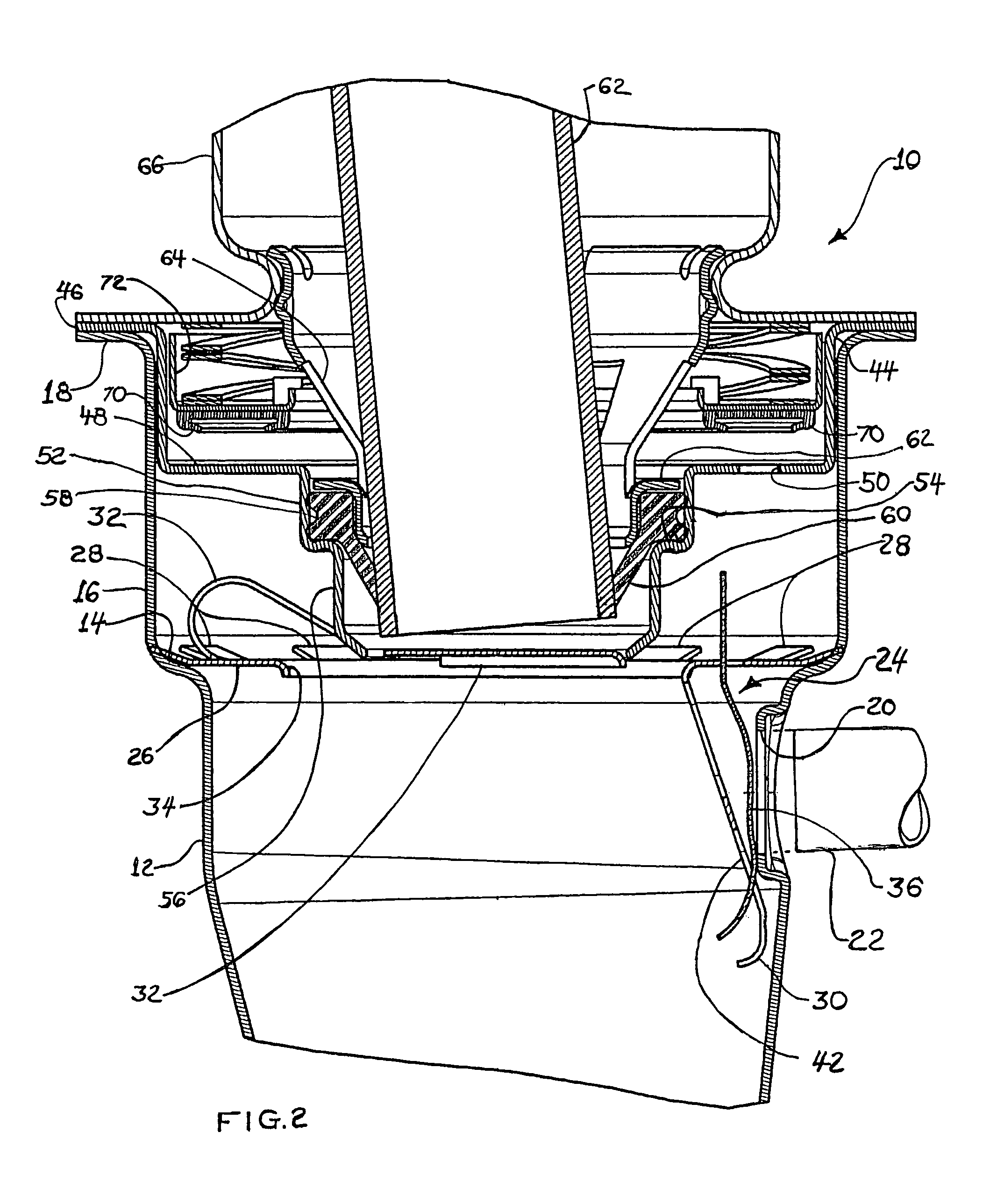 Check valve for use in filler tube vapor recirculation system and method of making same