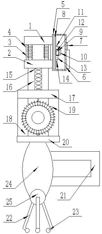 Novel close-type full-automatic steel bar drawing stress mechanism