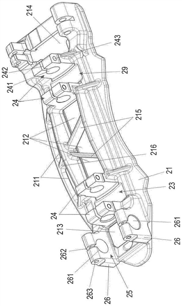 Pad holder for a brake pad holding system of rail vehicle and brake pad holding system