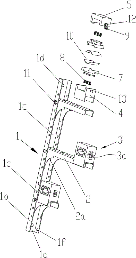 Cable mounting and fixing bracket