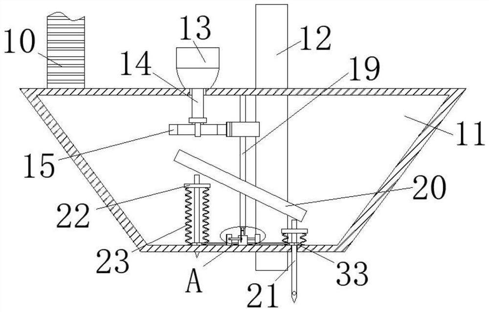 A fully automatic carpet gun piercing machine head and its working method