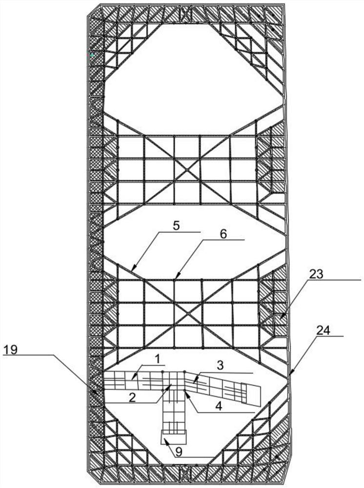 Prefabricated ultra-deep foundation pit ramp system and its construction method