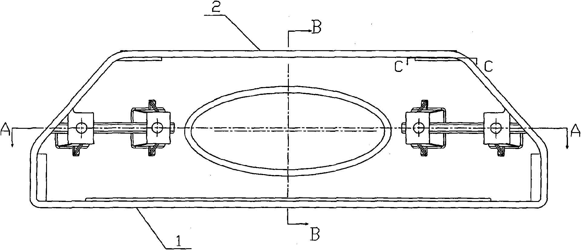 Processing technique for casting beam of automobile chassis
