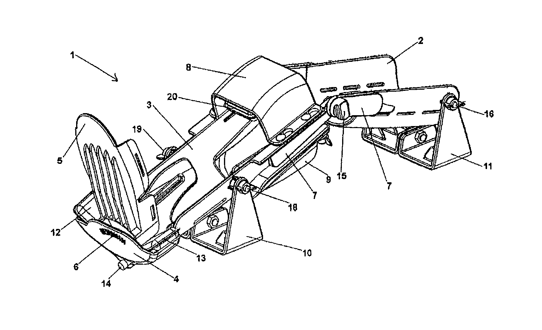 Device for measuring knee laxity